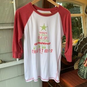 Altered Ego Grizwald Christmas Top 3/4 Sleeves